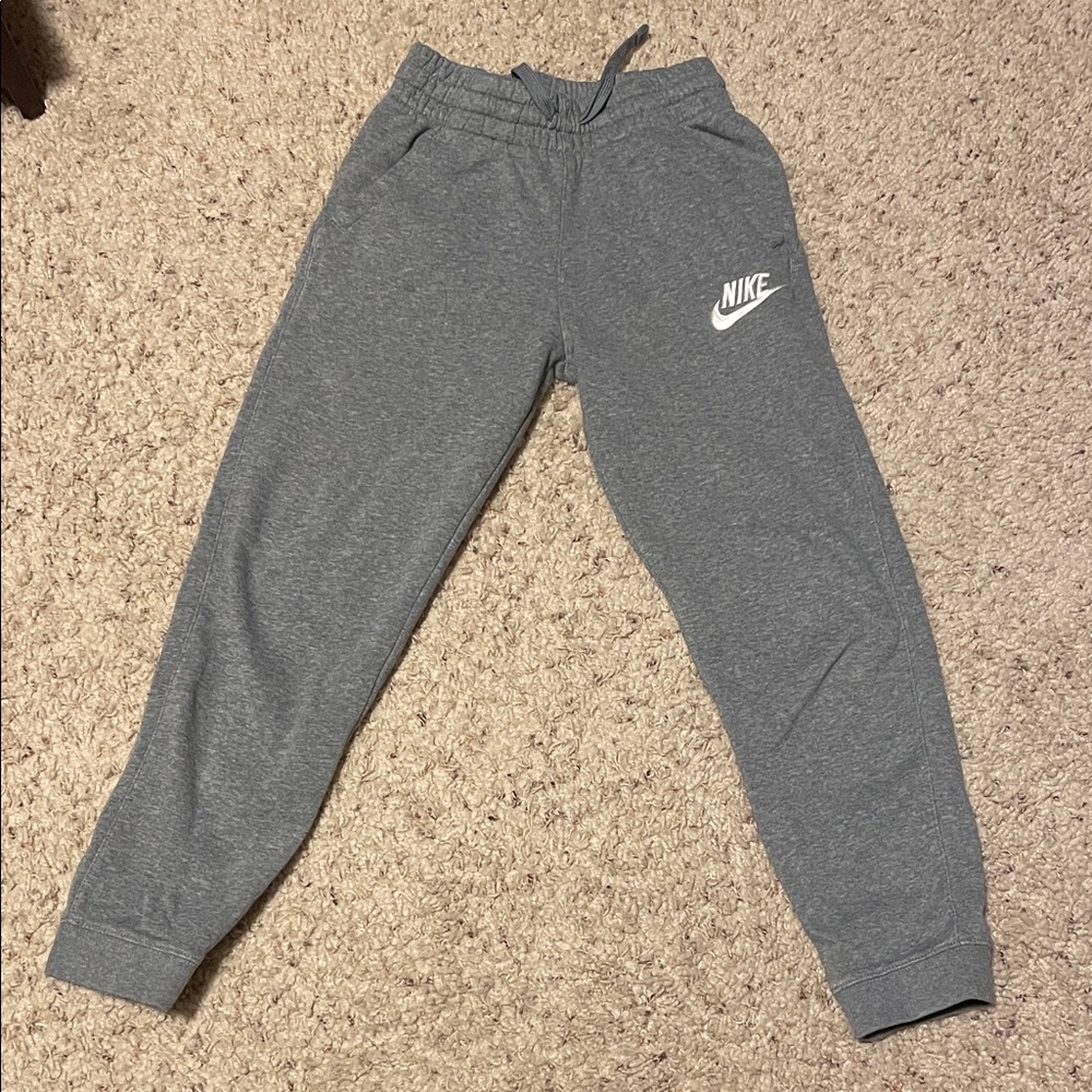 Nike Kids Charcoal Gray Sweatpants